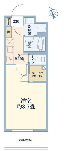 ウェルスクエア万代東の間取り