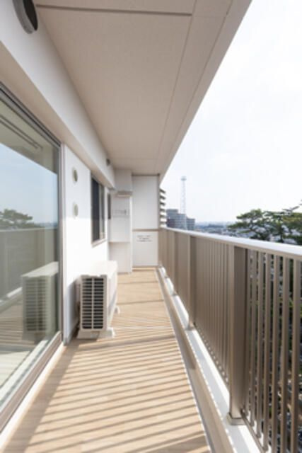 パークアクシス市川のバルコニー