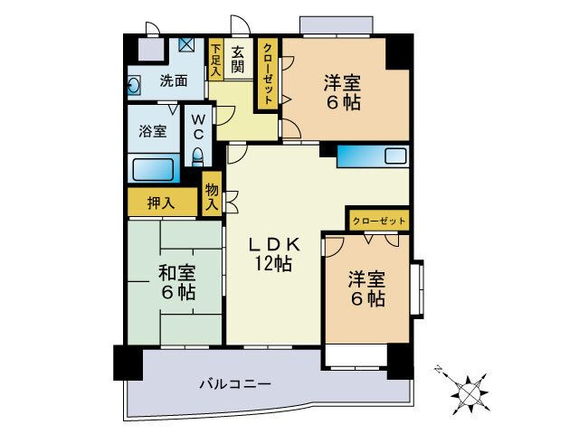 グリーンフォレストの間取り