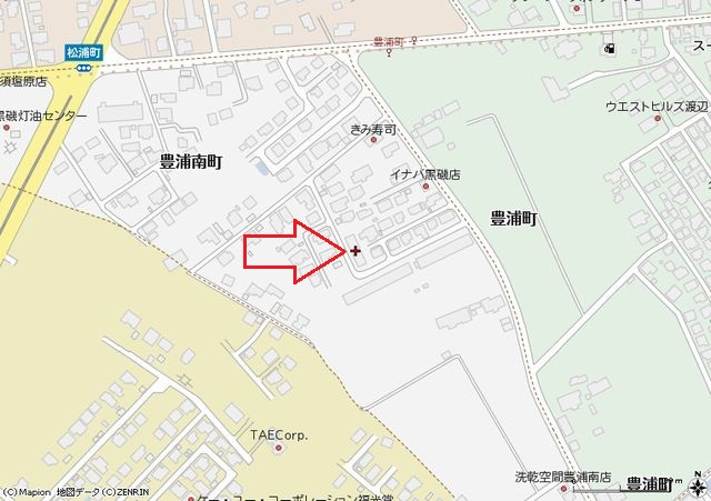 【地図】 | トヨウラ９２１ Ｂ棟