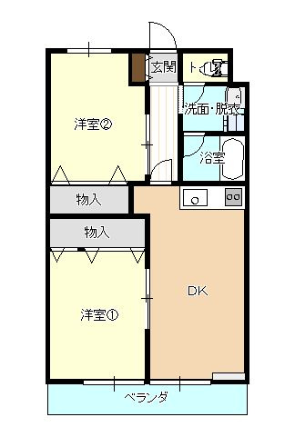 【間取り】 | プレイスコート住吉