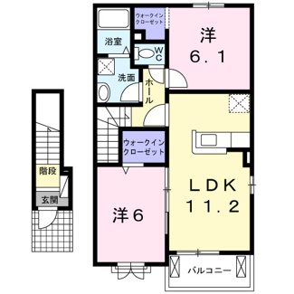 【間取り】 | エスポワールＢ