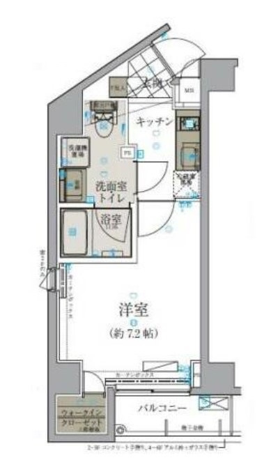 リヴシティ本郷の間取り