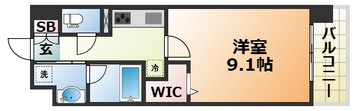 エスポアール神戸の間取り