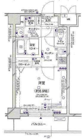 パレステュディオ神田EASTの間取り