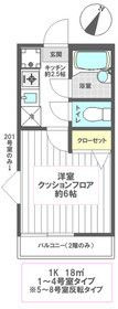 【間取り】 | ベルドーラ一之江Ｄ