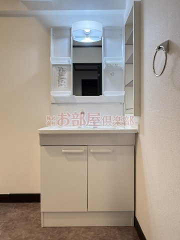 グラン櫛原の洗面所|コンパクトで使いやすい洗面所