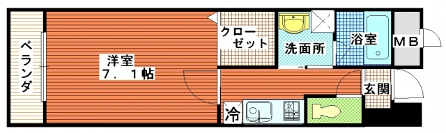ミッドウエスト小阪の間取り