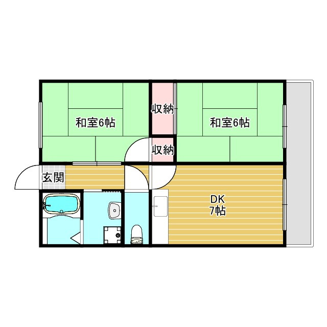 第一丸重グランドハイツの間取り
