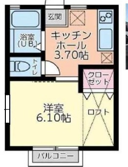 エール本八幡の間取り