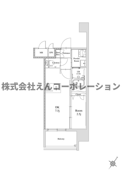 【間取り】 | エンクレスト天神南PURE