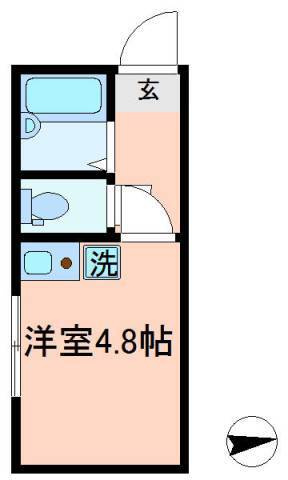 エスポワール北綾瀬の間取り