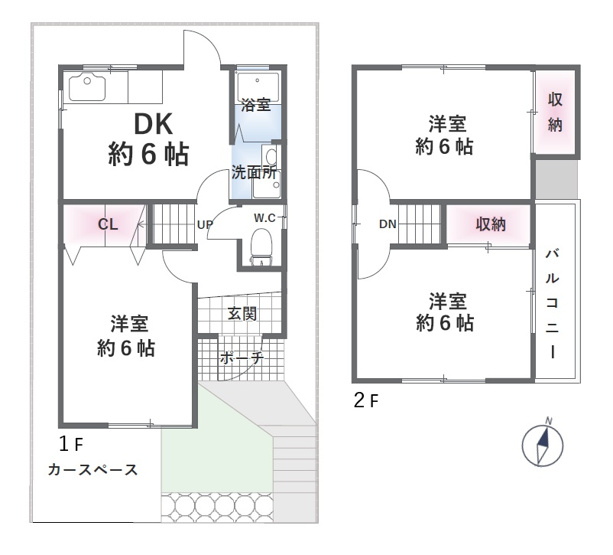【間取り】 | 宝塚市花屋敷荘園２丁目　中古戸建