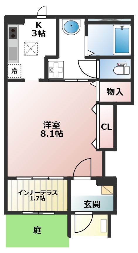 パークメゾン玄馬の間取り