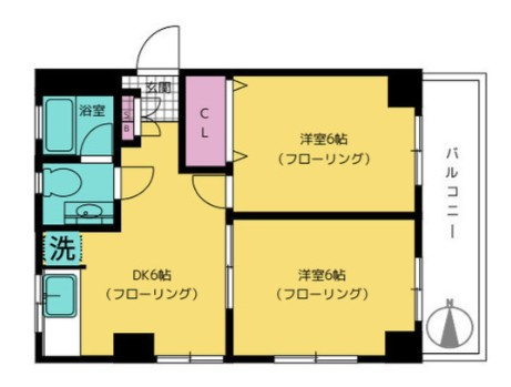 ハイツ太豊の間取り