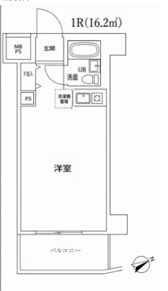 【間取り】 | ライオンズマンション伊勢佐木西 | 形状等が現況と異なる場合は現況を優先します。バルコニー付きです