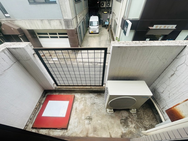 扶桑マンションのバルコニー