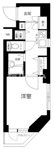 豊島区上池袋４丁目の賃貸マンションの間取り