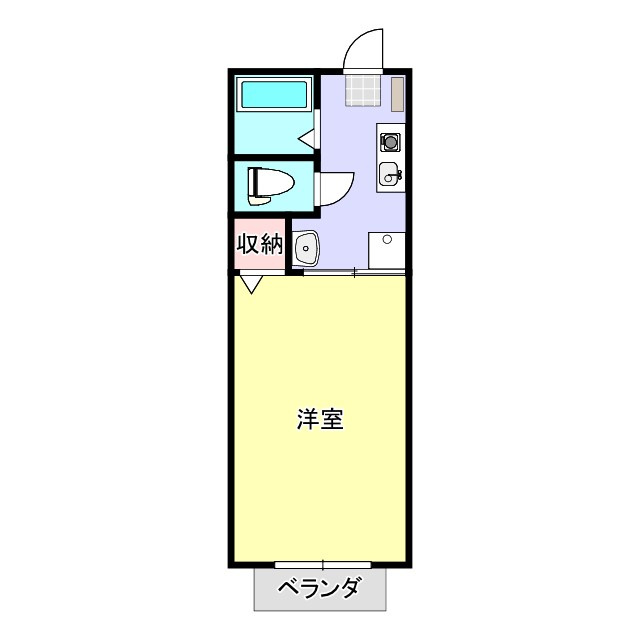 リッシュ城ケ丘A棟の間取り