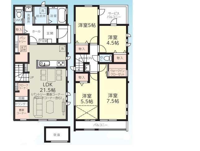 【仲介手数料無料】朝霞市本町1丁目の間取り