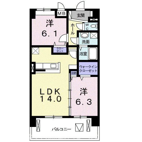 【間取り】 | ラルジュ・クレール