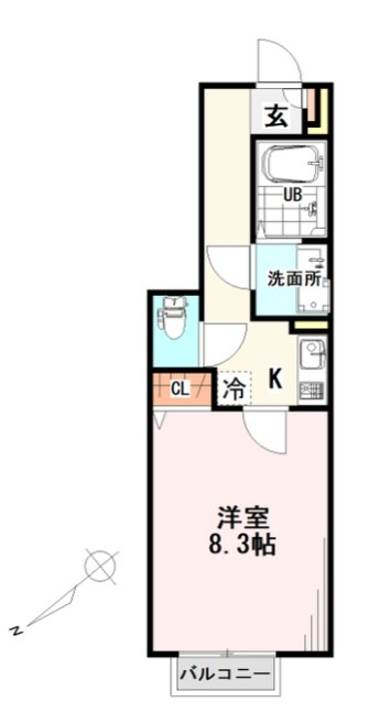 アムールgraceの間取り