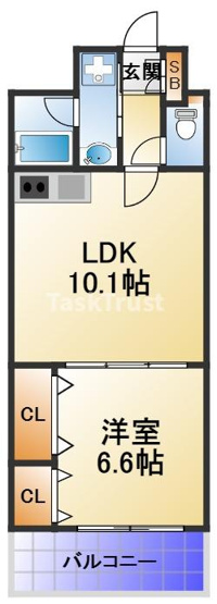 【間取り】 | ベリー海老江