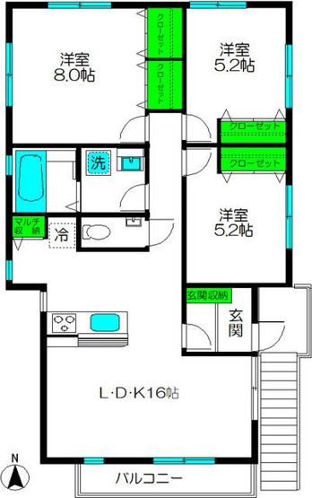 【間取り】 | Ｈ＆Ｋ