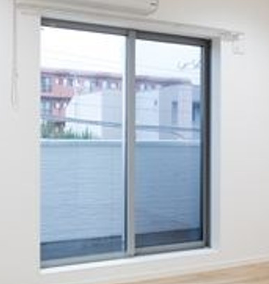 板橋区赤塚１丁目のアパートのバルコニー