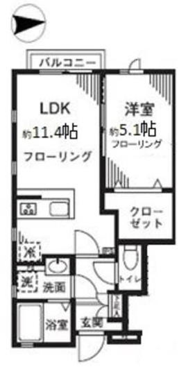 【間取り】 | デザインコート国立(デザインコートクニタチ)
