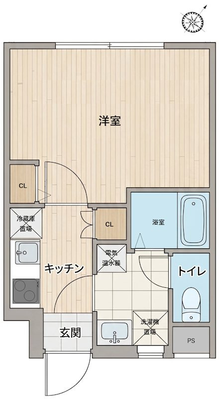 コンフォシード東坂下 の間取り