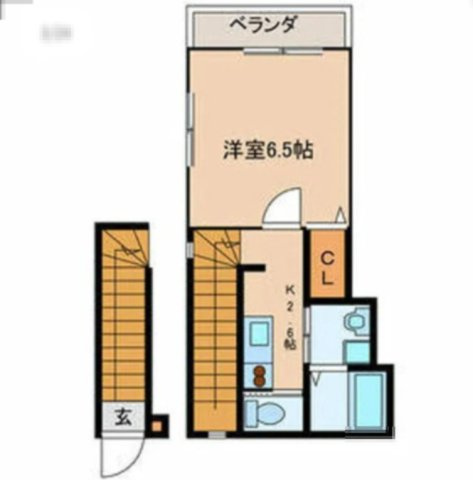 【間取り】 | ヴィラージュK