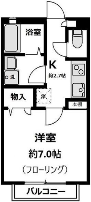 フォレスト大倉山の間取り|間取りです。