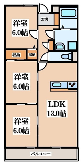 【間取り】 | フェルザ住道
