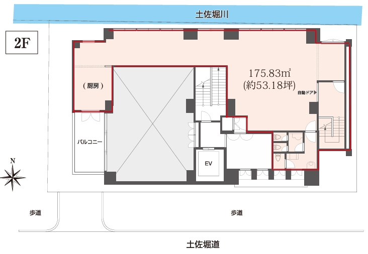 サンメゾン北浜ラヴィッサの間取り