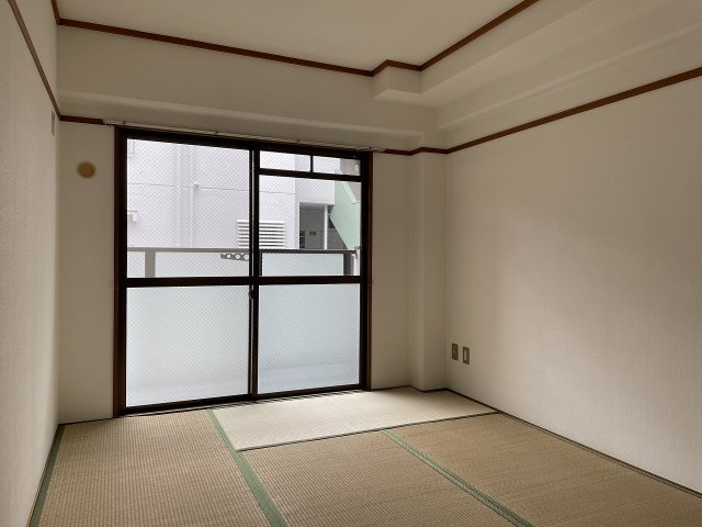 クリア緑地の寝室