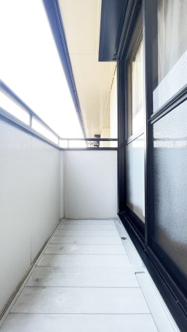 ハイカムール田中　B棟のバルコニー
