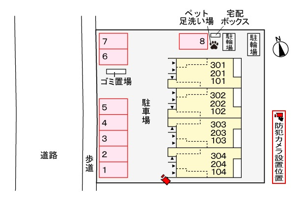 ル・ソレイユの区画図