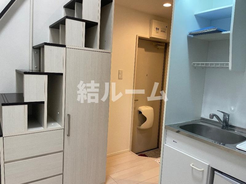 板橋区大山西町のアパートの居間・リビング