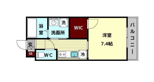 K's Residence 生駒の間取り