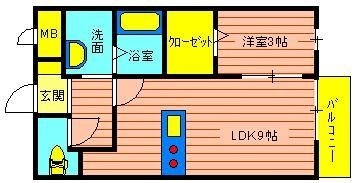 リヴェールの間取り