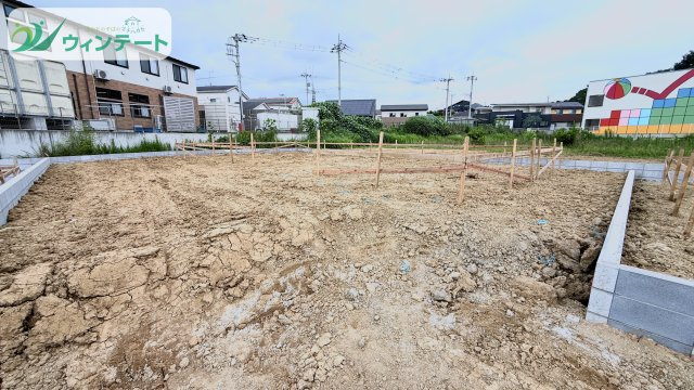 土浦市桜ケ丘町第5　新築戸建　2号棟の外観|現在建築中です！お近くの同仕様内観の物件も見れますのでお気軽にお問い合わせください！