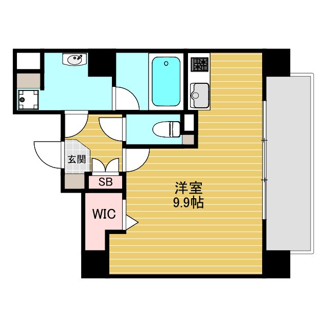 フィールドイン新大阪の間取り