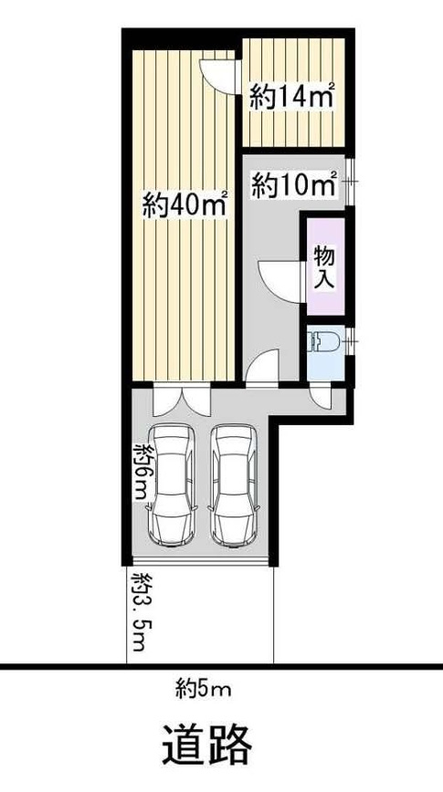 横堤４丁目テナントの間取り
