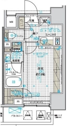 ブライズ王子の間取り|間取りです。