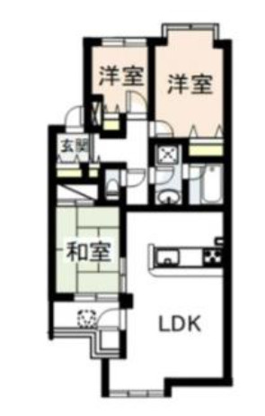 リズ市川平田の間取り