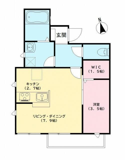 エクセルコートの間取り|間取りです