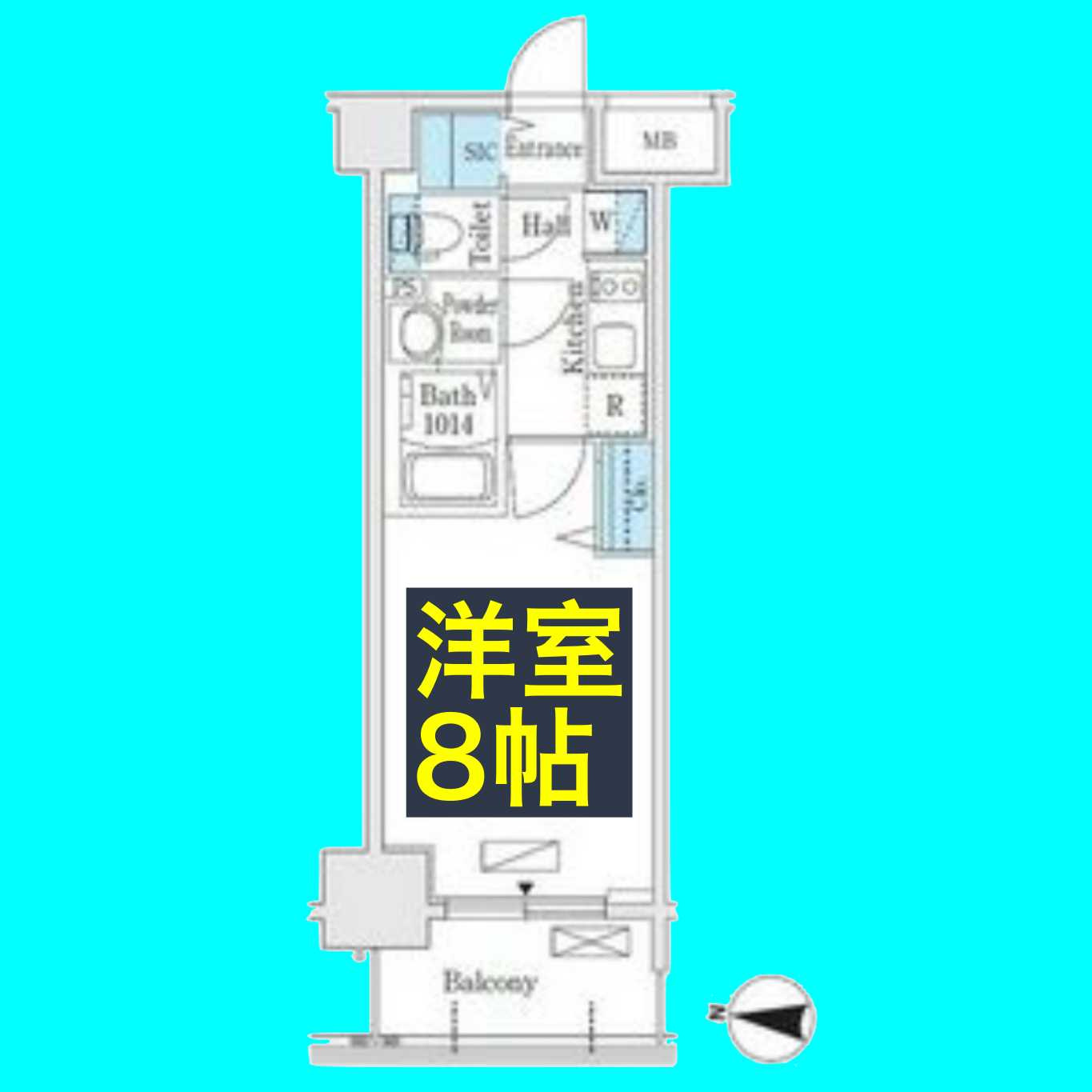 L&Cレジデンス鶴舞公園の間取り