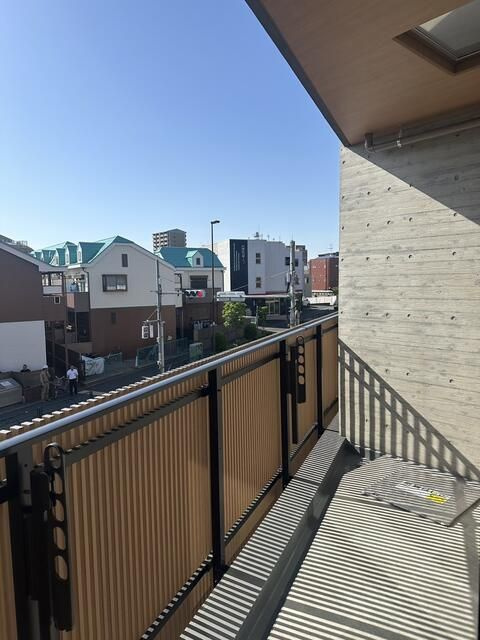 向山ガーデンゲートのバルコニー