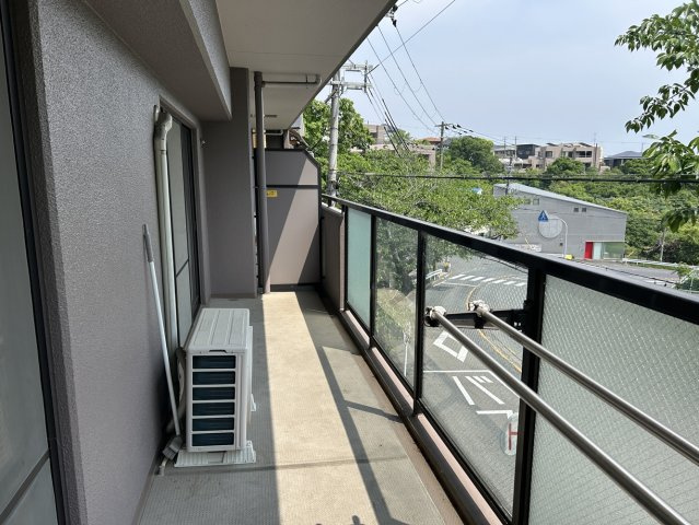 神戸市東灘区住吉台の賃貸マンションのバルコニー